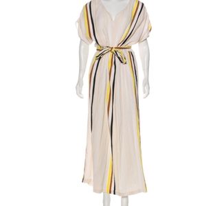 Ace & jig beige/yellow maxi dress